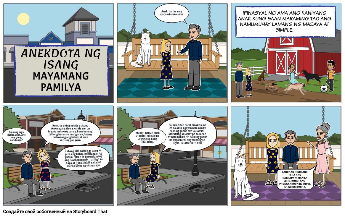 Anekdota Ng Isang Mayamang Pamilya Storyboard By E66119bd 