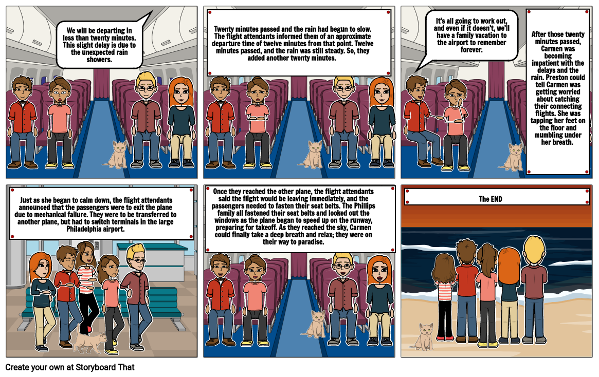 Comic Book Project #2 Storyboard by e6b00bb5