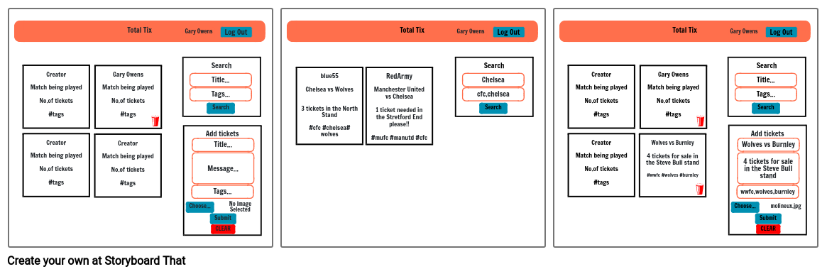 Website Storyboard