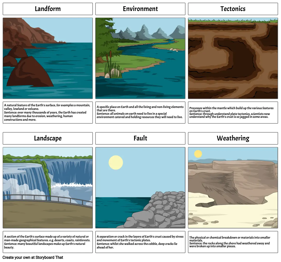 Geography Storyboard