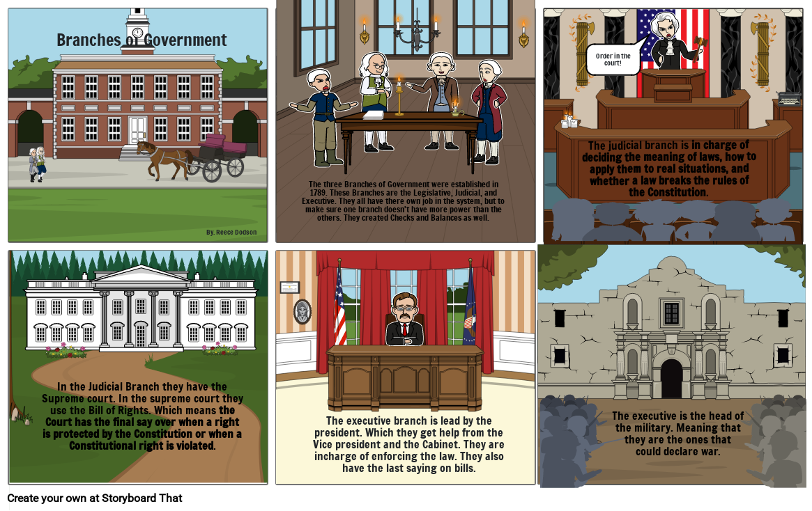 Branches Of Government Storyboard By E7316006