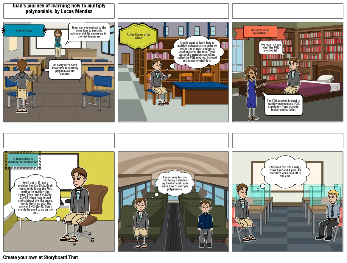 Juan&#39;s Journey of learning how to multiply polynomial- Lucas Mendez