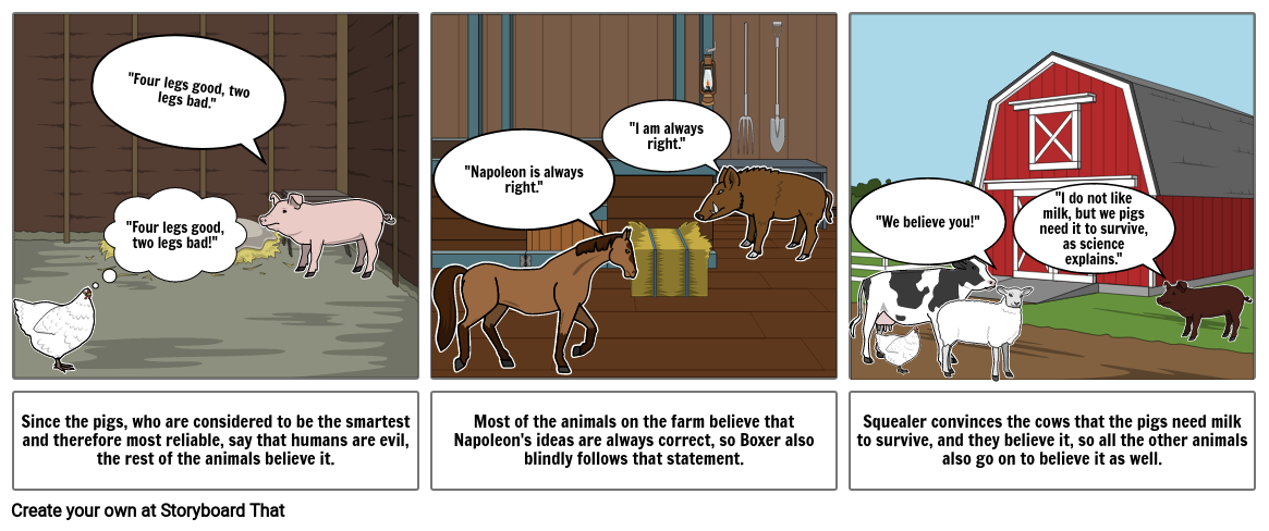 Animal Farm - Herd Mentality Storyboard Storyboard