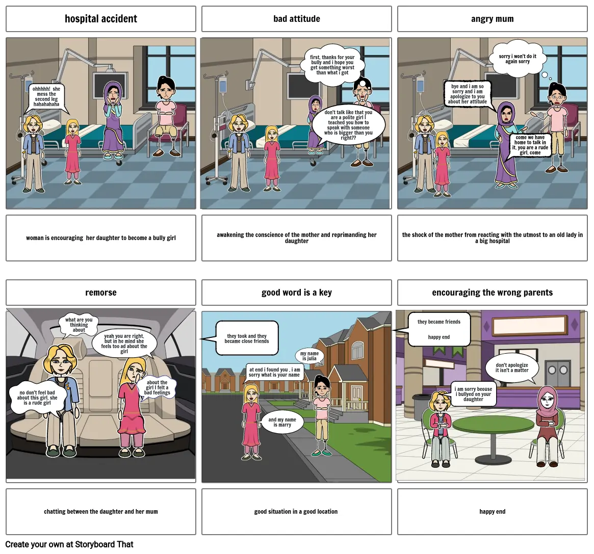 stop bullying Storyboard par e7b3c832