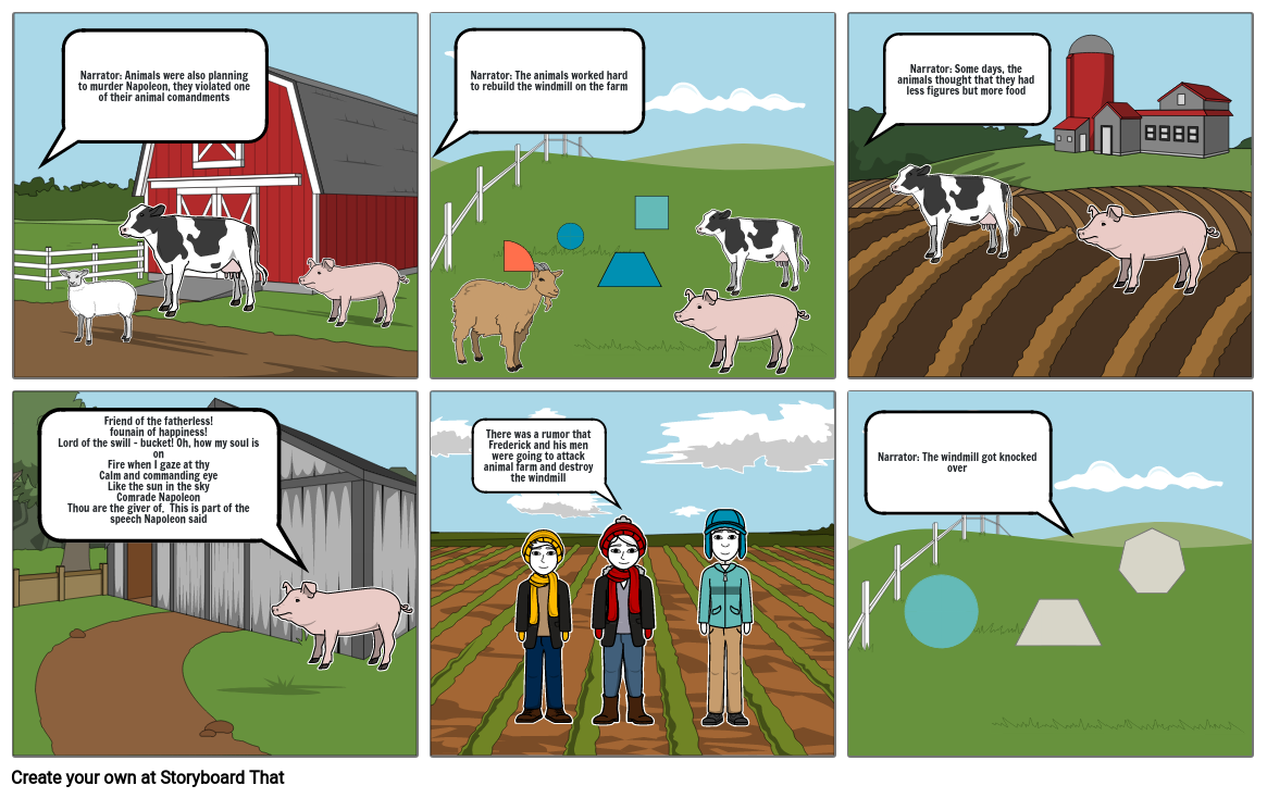 animal-farm-chapter-8-storyboard-storyboard-by-e825f390