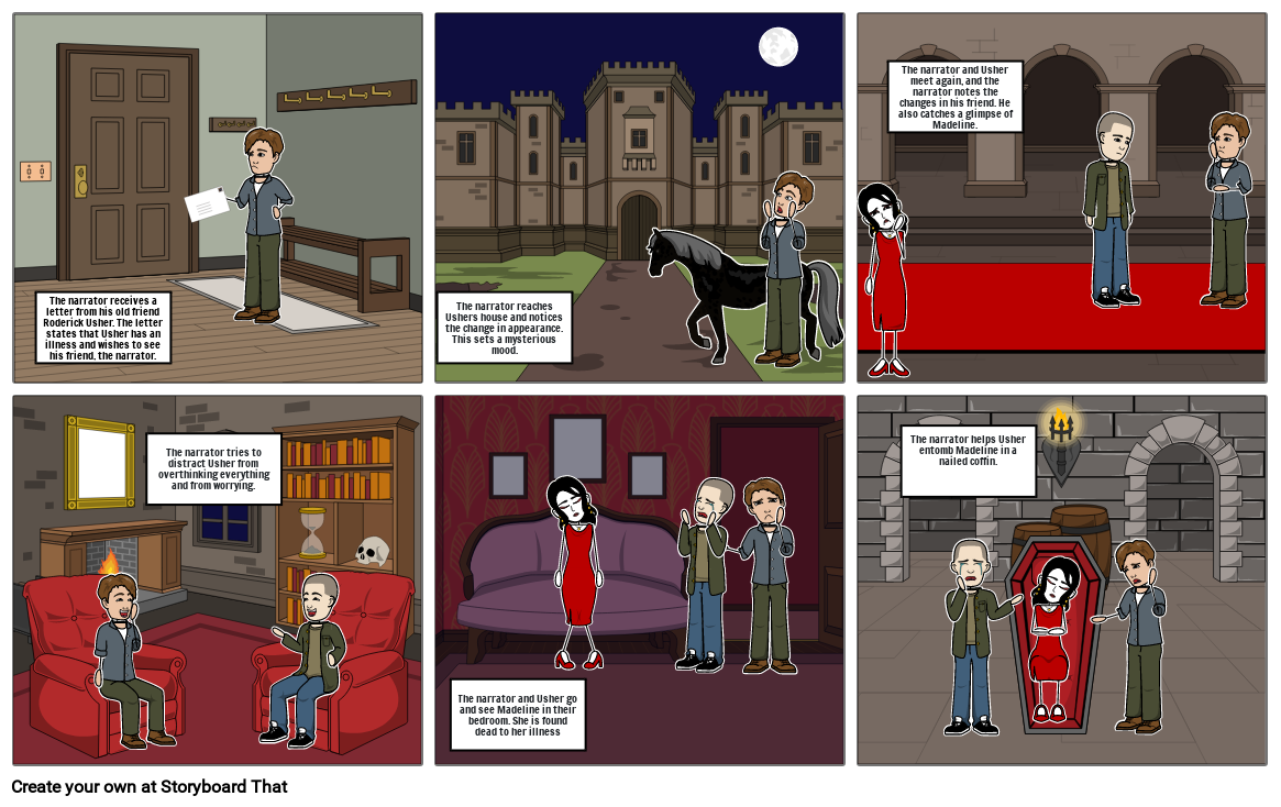 House of Usher Storyboard Storyboard by e825ffed