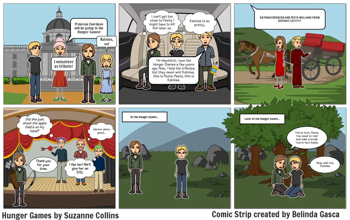 Hunger Games Storyboard by e831d5ec