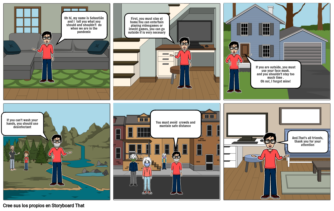 Comic_ingles Storyboard by e83554b5