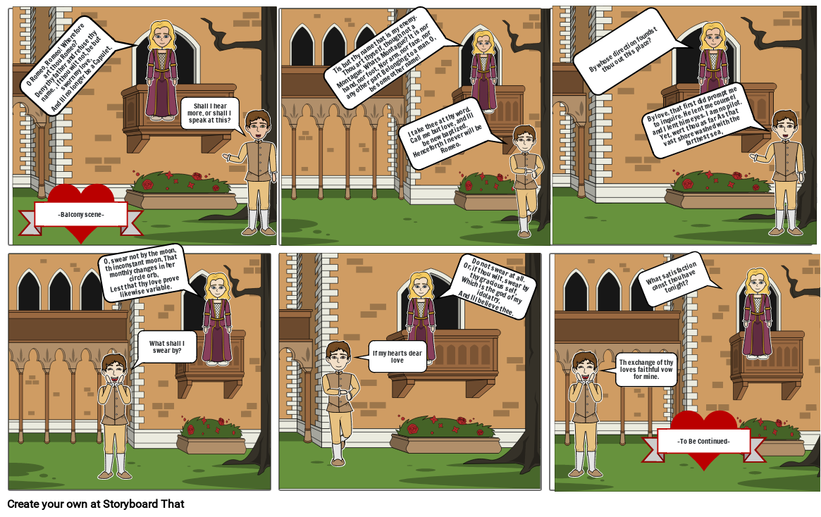 Romeo and Juliet Comic