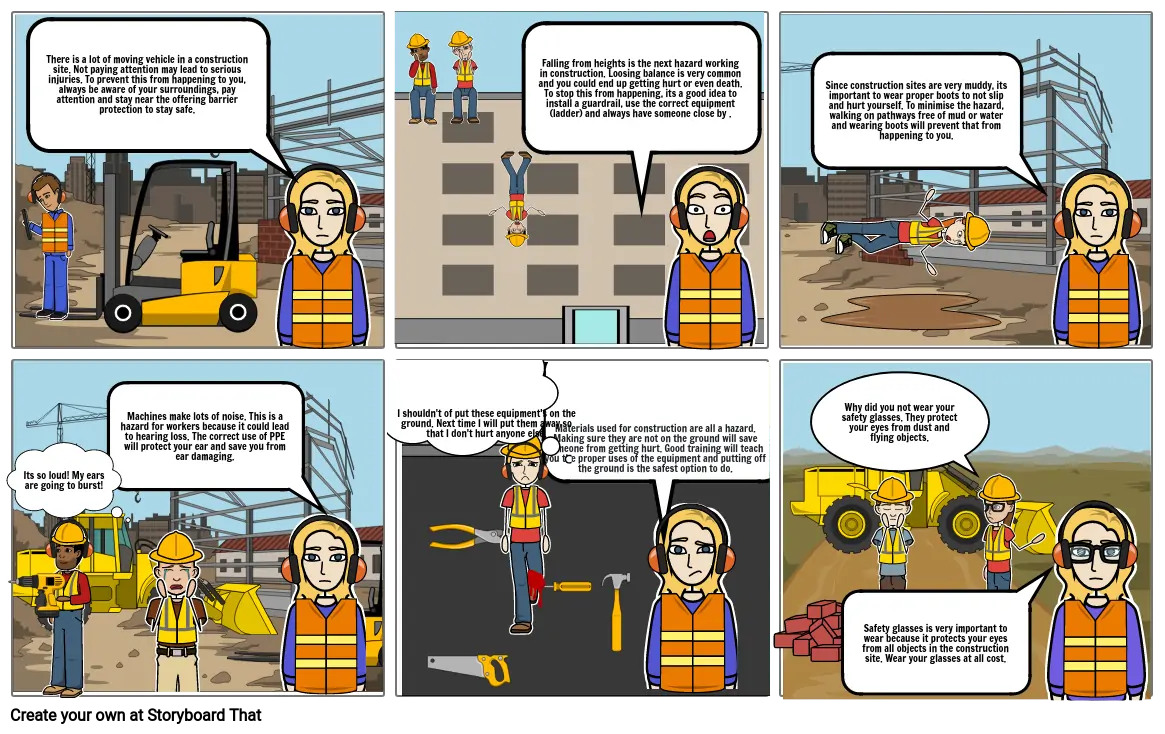 Hazards in Construction Sites