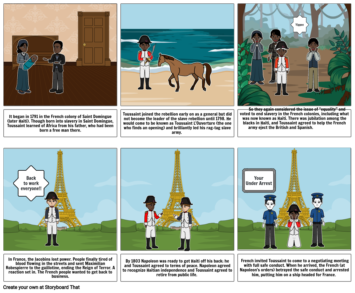 Toussaint L&#39;Overture Comic