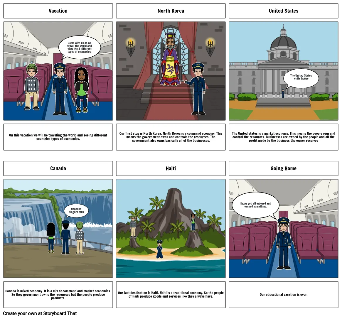 business comic strip