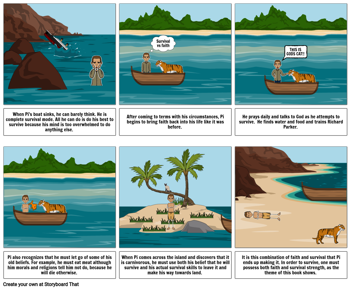 Life Of Pi Storyboard Por E8bbf69f