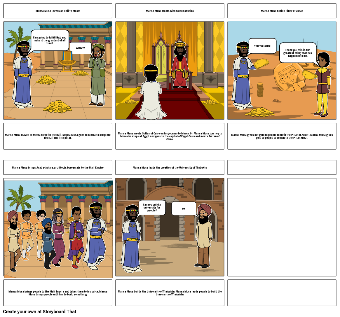 Mansu Musa Storyboard By E9016eb2