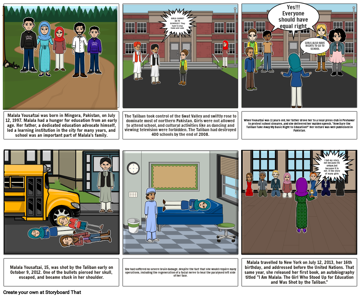 Malala Storyboard af e90c5ccc