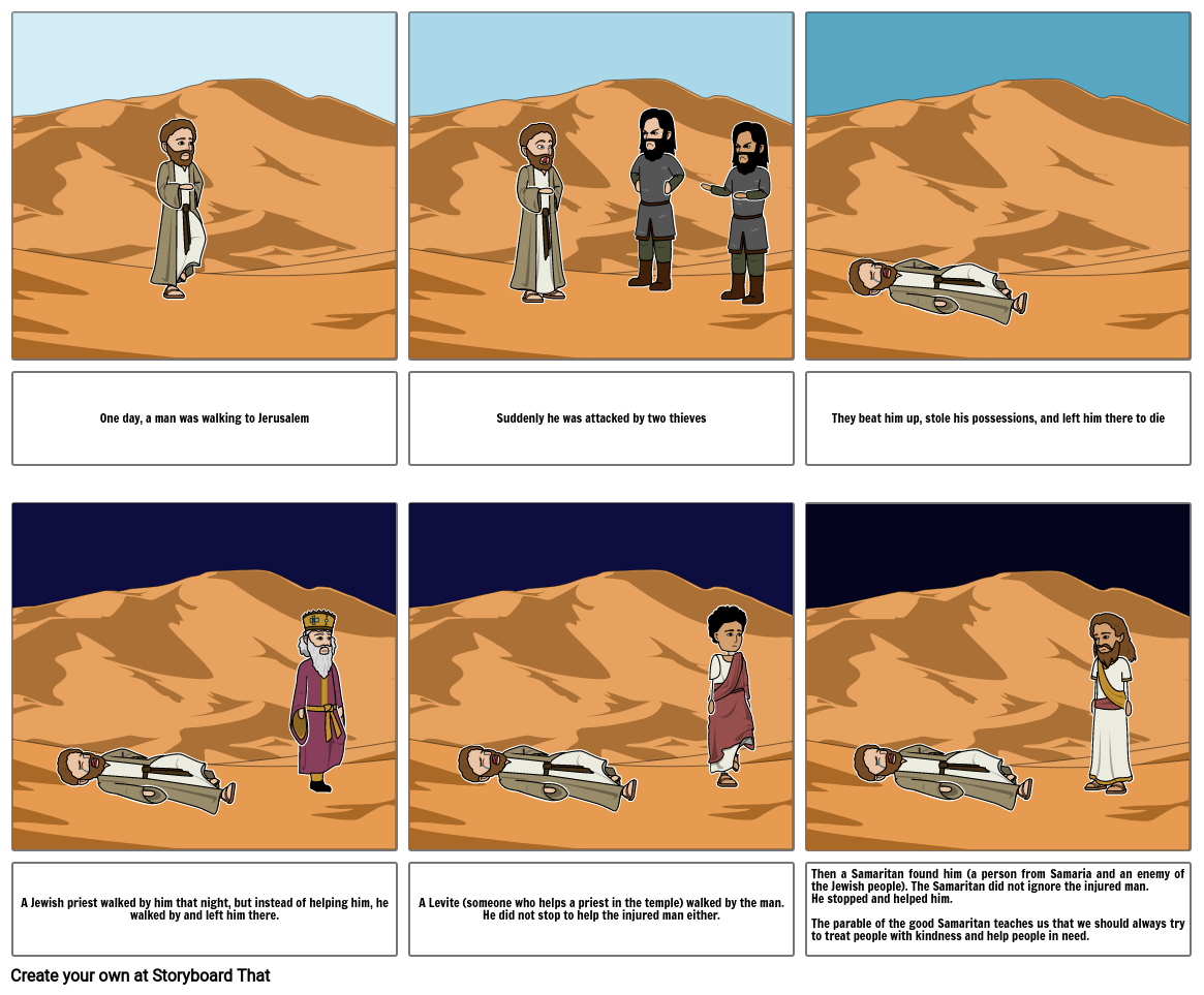 The Good Samaritan Storyboard by e94cc4c7