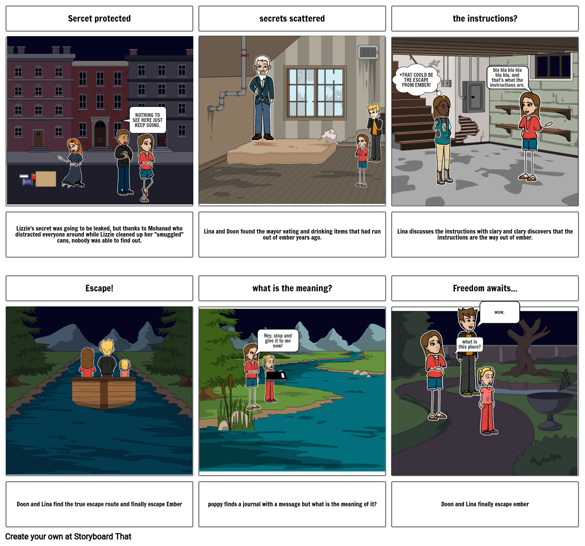 City Of Ember Final Project Storyboard By E95f525d