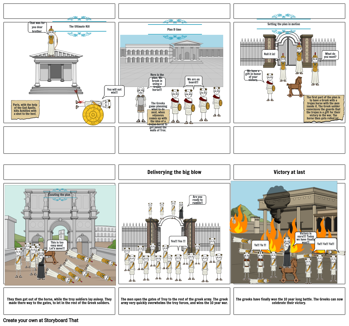 The Iliad Storyboard por e986a875