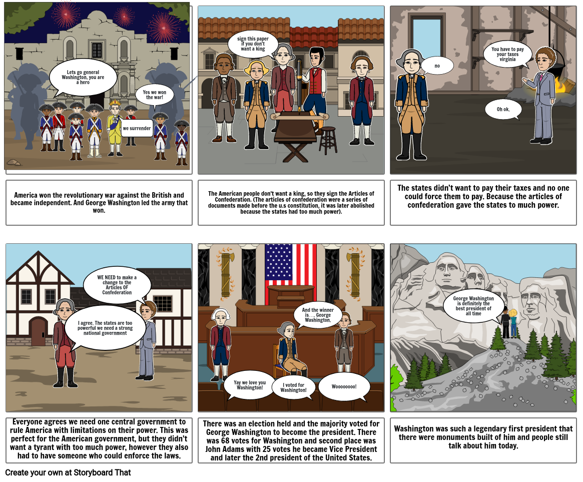 Life Of George Washington Storyboard By E98b32a8