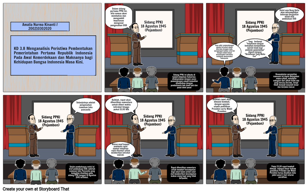 Komik Media Sejarah Indonesia Storyboard By E9e64529