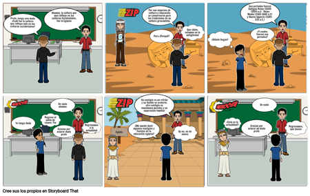 Comic Educación en la Antiguedad