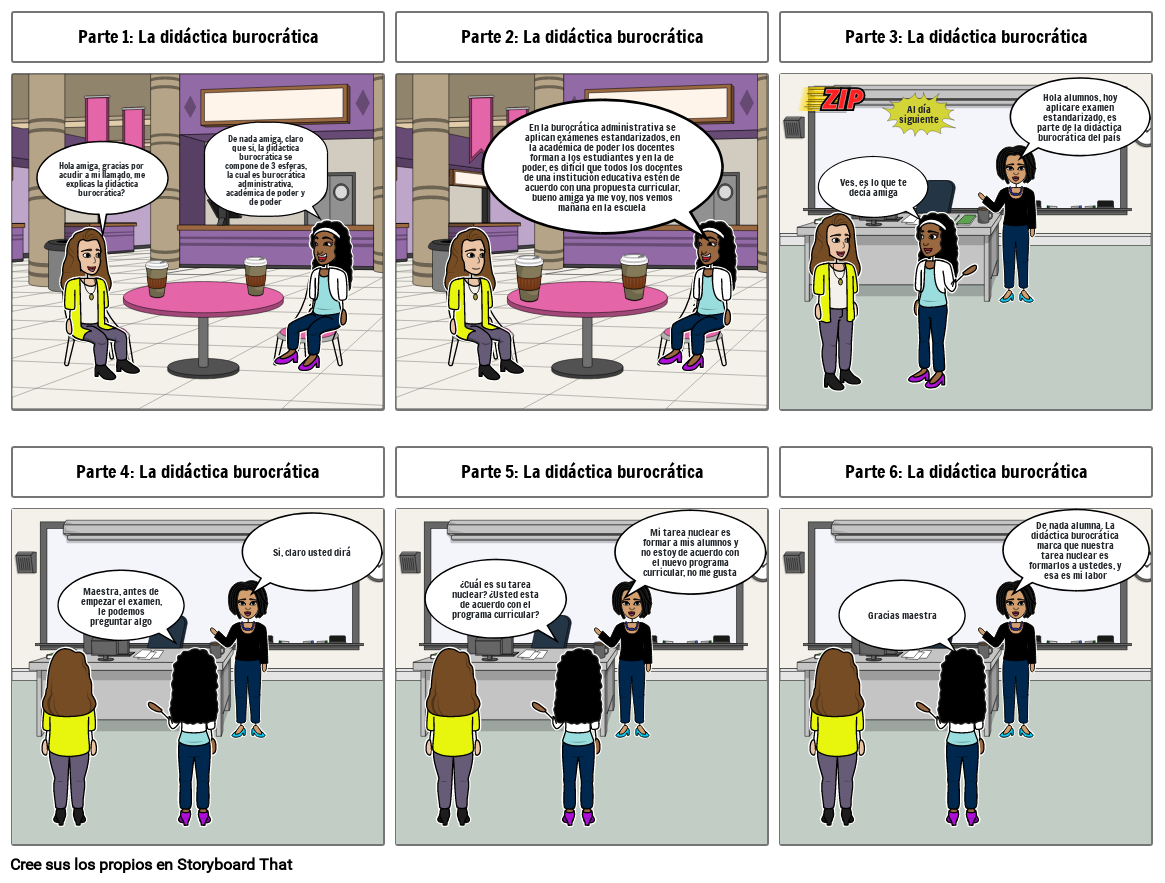 COMIC TRABAJO FINAL HISTORIA DE LA PEDAGOGIA