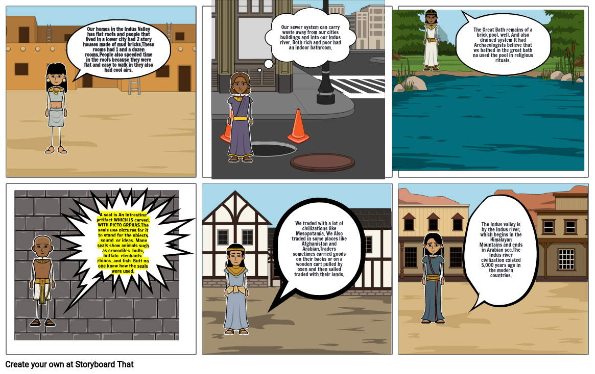 Helen indus valley Storyboard by e9ea8c1b