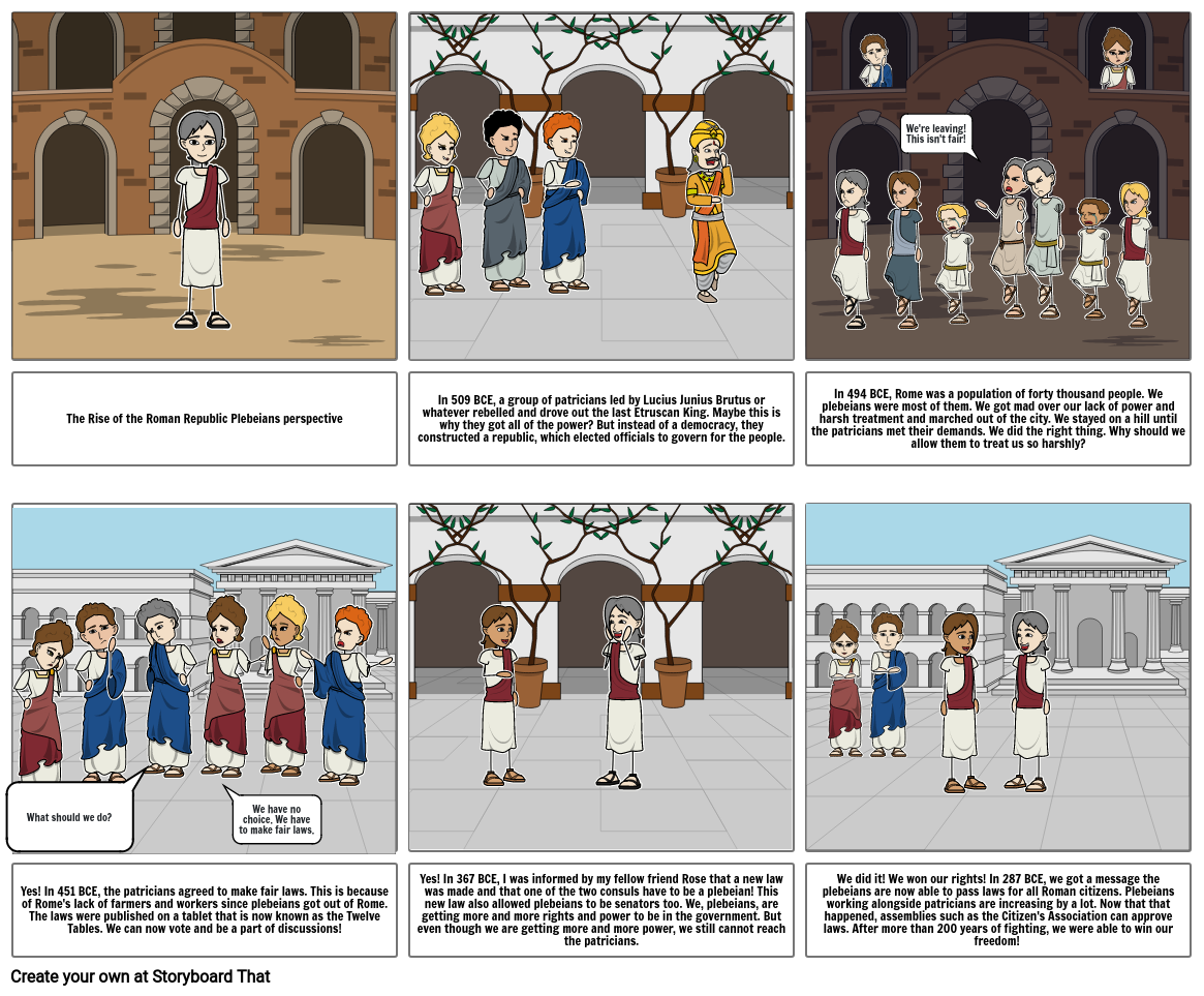 The Rise Of The Roman Republic Storyboard By Ea665b63