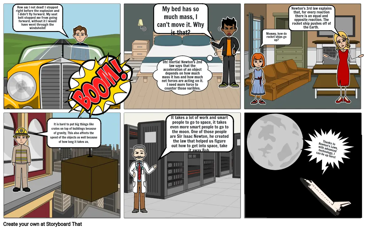 Comic Strip 8th Science