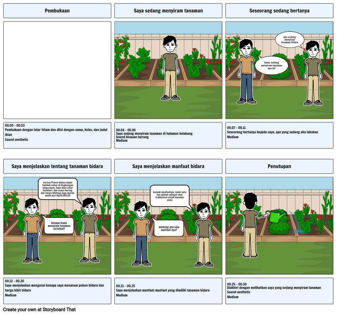 Lingkungan Hidup 2 Storyboard By Eaa87dd0