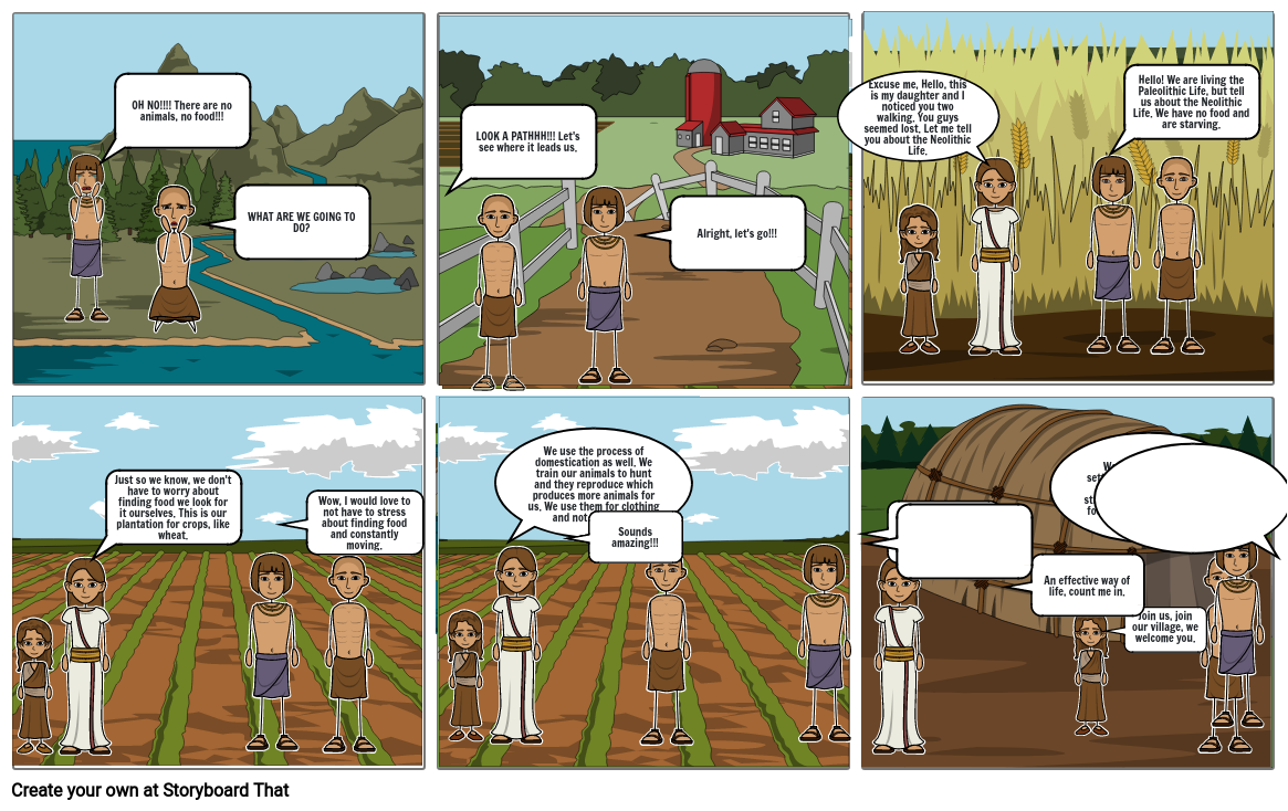 The Neolithic Life Storyboard by eb13b175