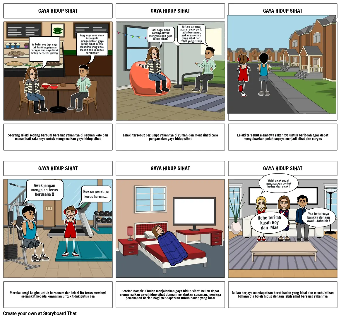 STORYBOARD AZROL AHMAD