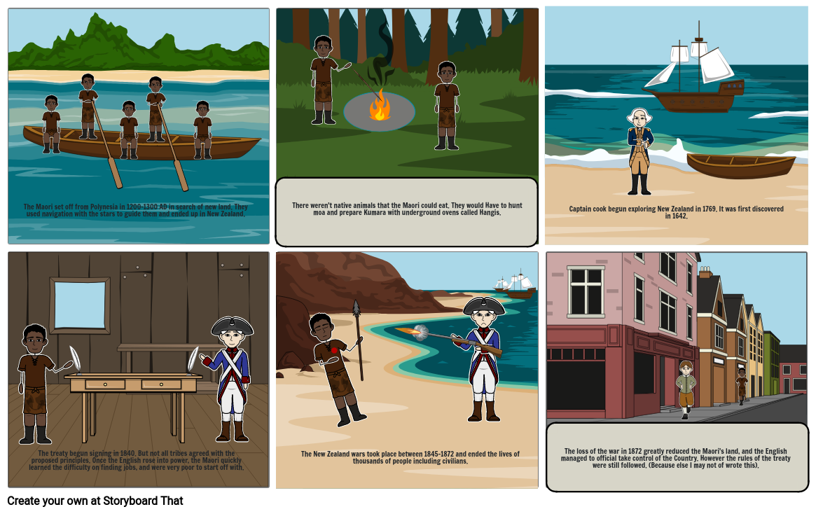 Treaty Of Waitangi Storyboard By Eb6543d7