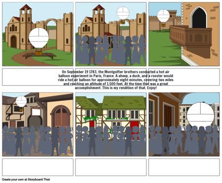 First living beings to ride a hot air balloon (Packing For Mars For Kids)