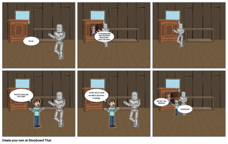 TWRE Shocked Comic Strip