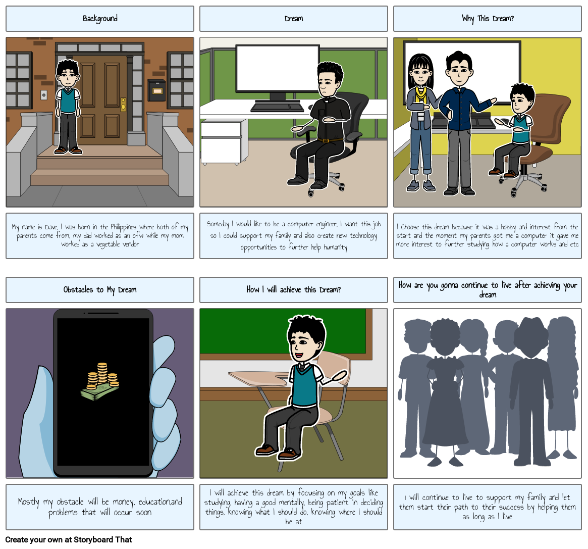 English Performance Task 3 Storyboard by ec156676