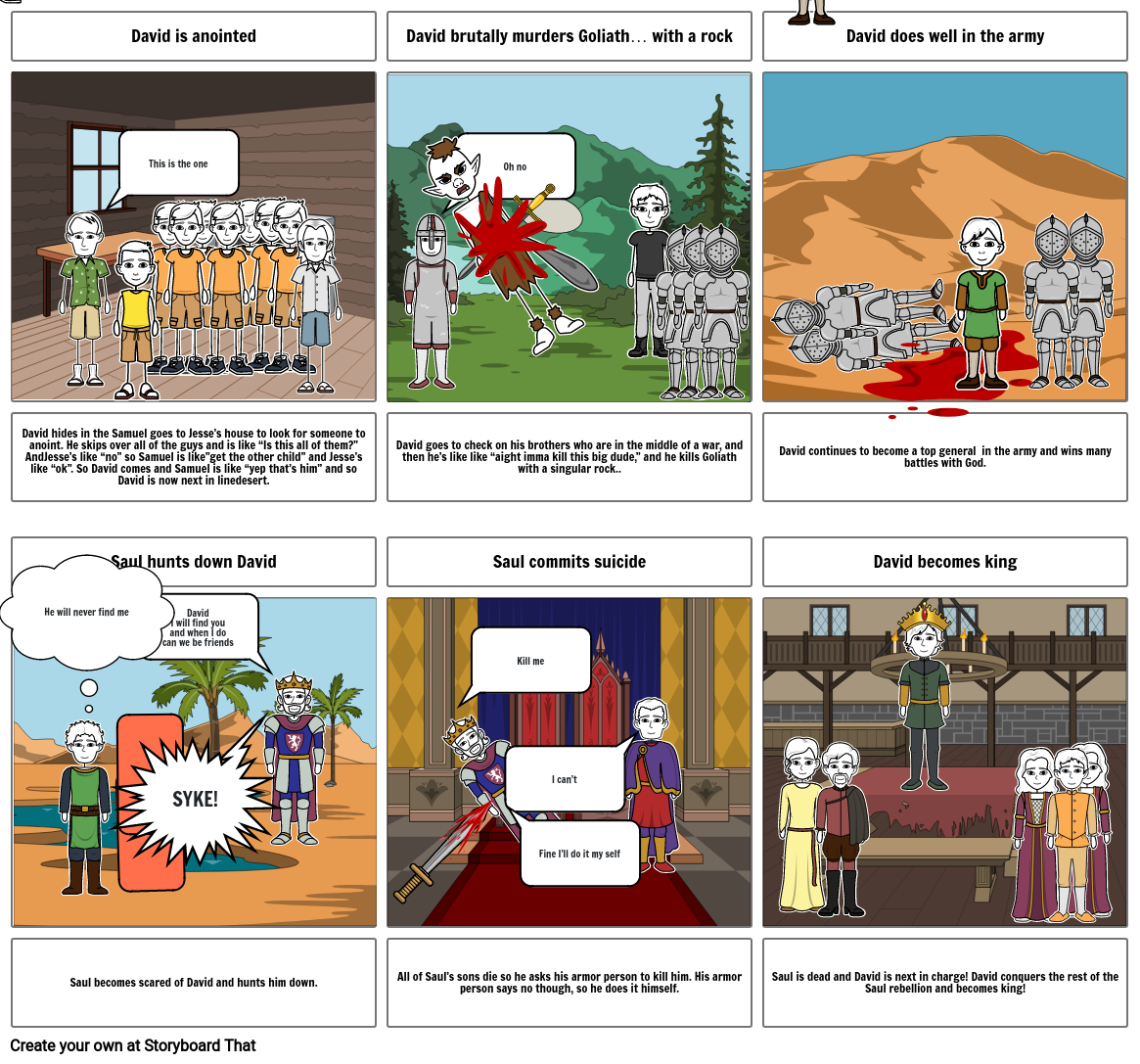 Bible event storyboard Storyboard by ec31e953