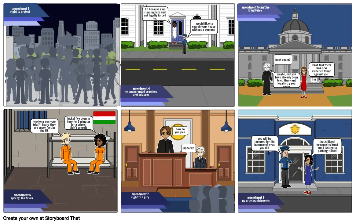 Bill of Rights Storyboard