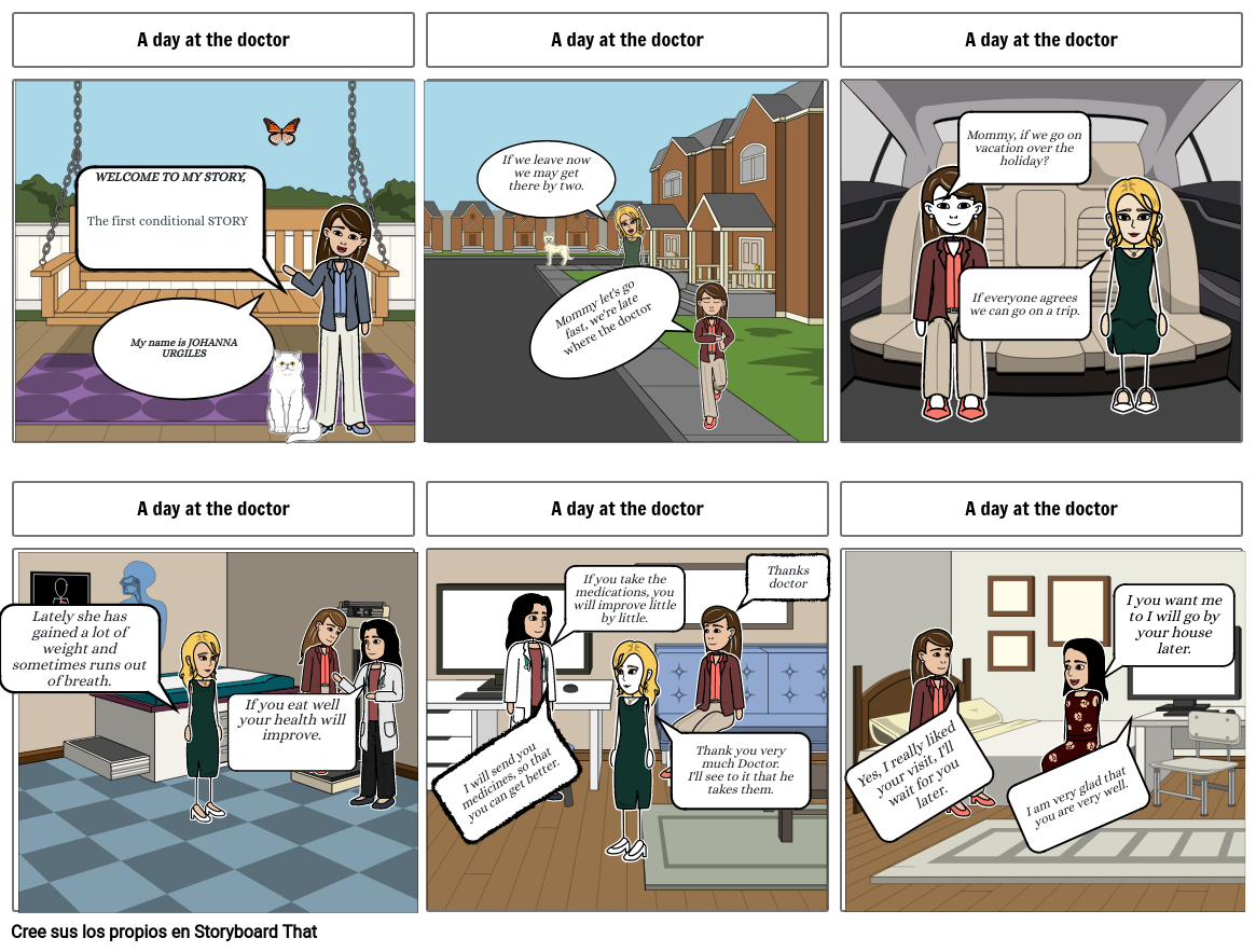 STORY FIRST CONDITIONAL Storyboard by ec5ebc3a