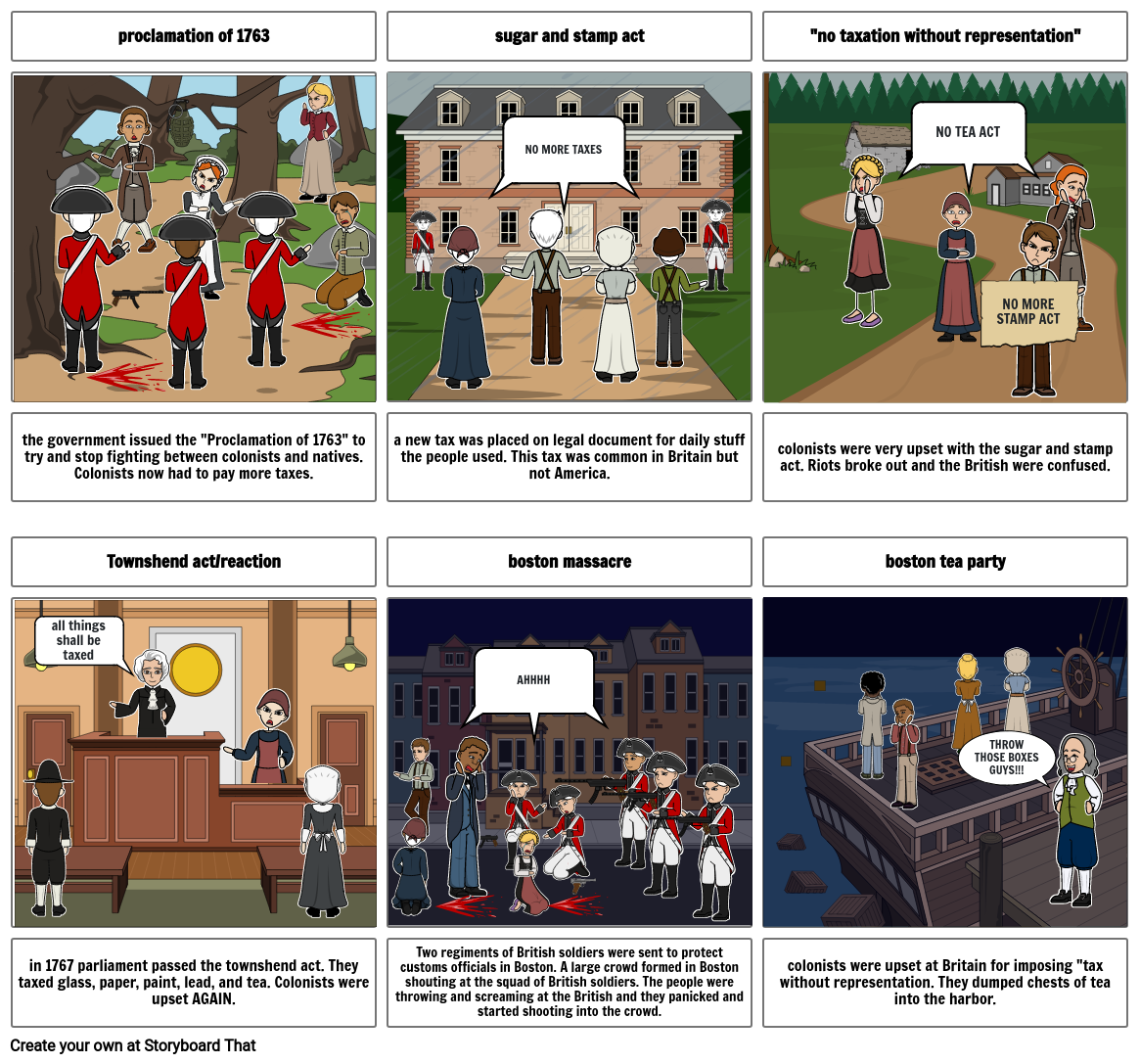 the road to revolution Storyboard por ecd784f7