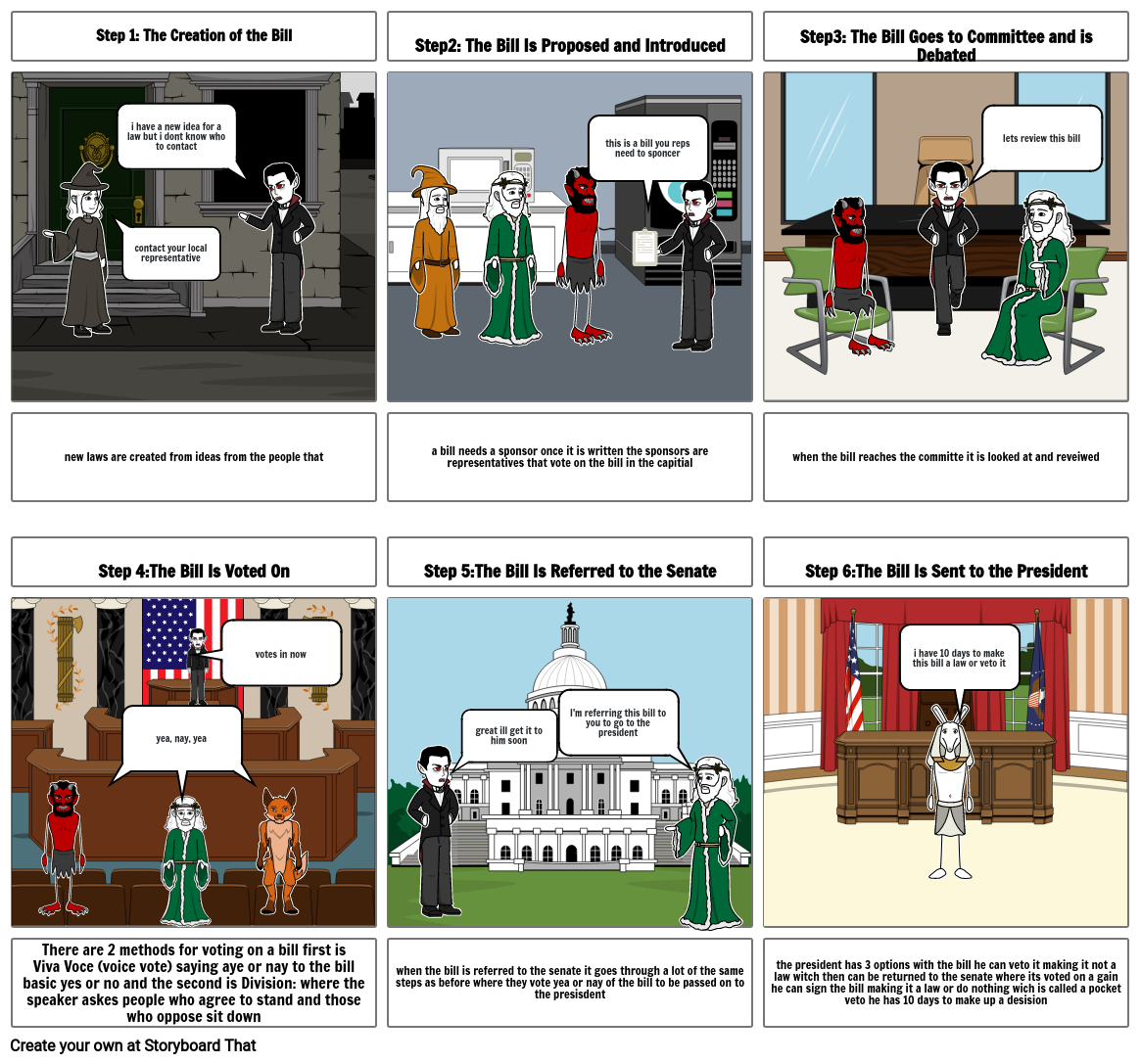 how-a-bill-becomes-a-law-storyboard-by-ed161be5