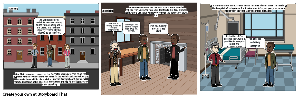 Ralph Ellison Invisible Man ORP Storyboard presentation: part 1