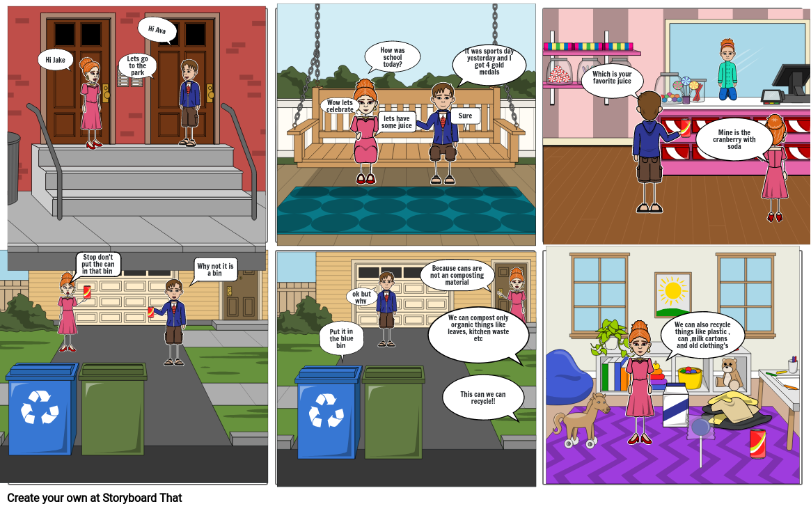 Waste management Storyboard by edb04971