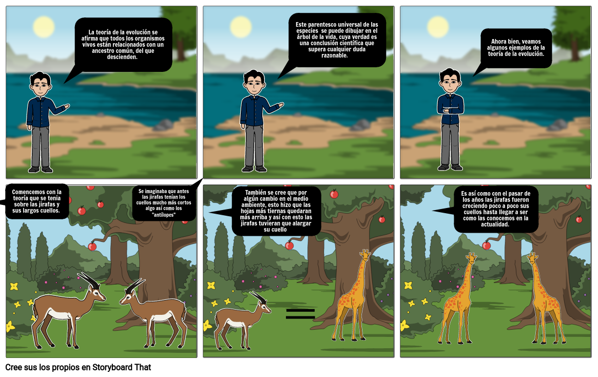 La Teoría De La Evolución Storyboard By Edd79d88