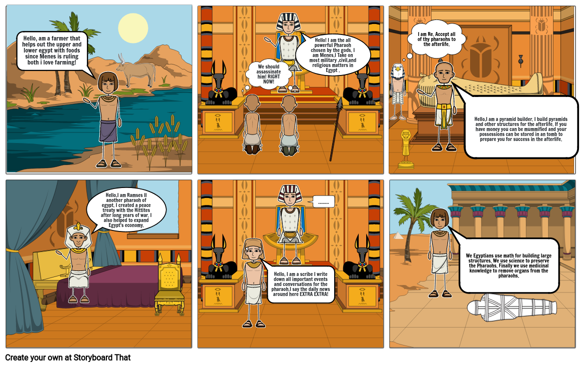 Egypt Storyboard by edithpimentel09