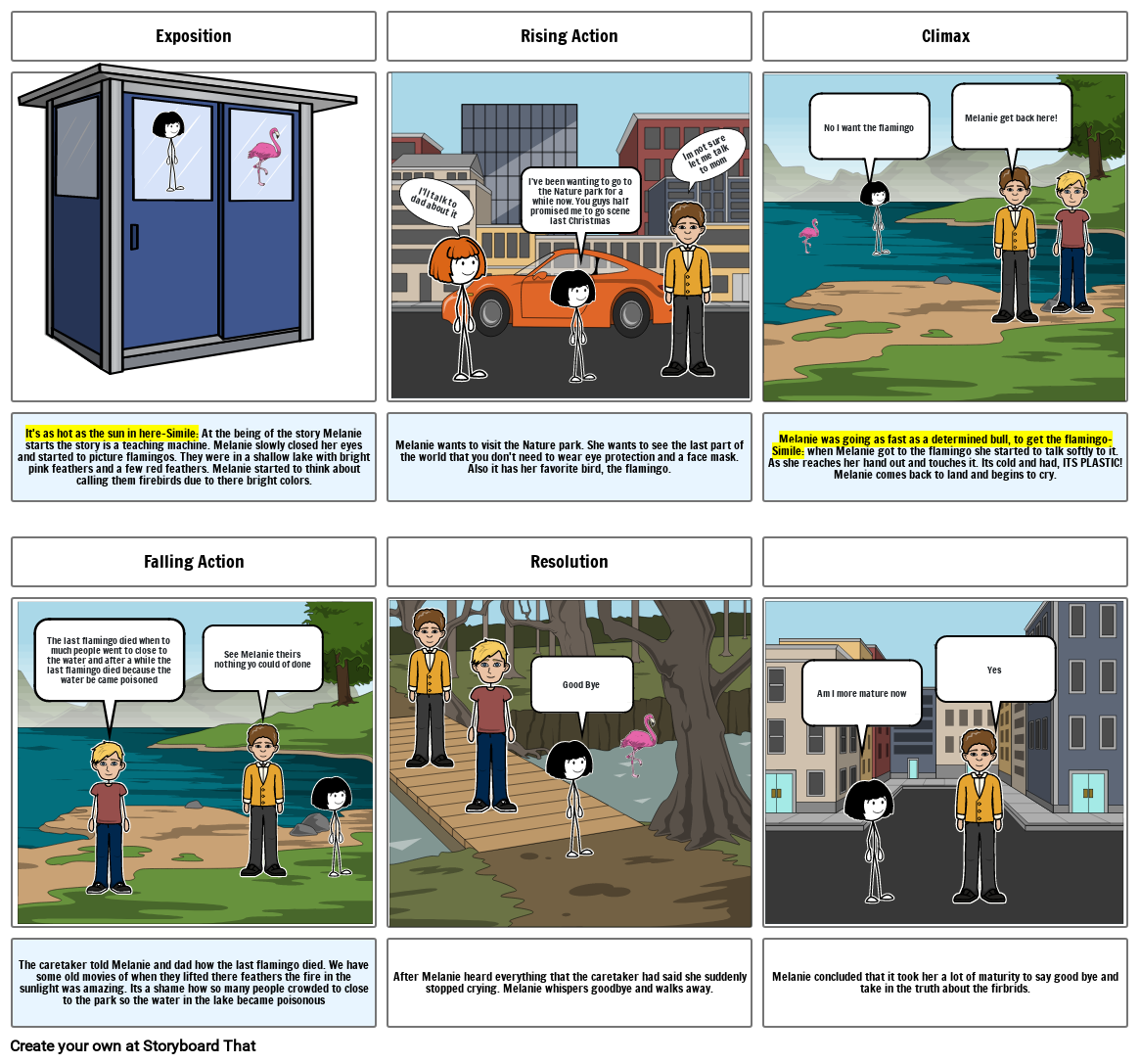 Exposition Rising Action I'll talk to dad about it I...