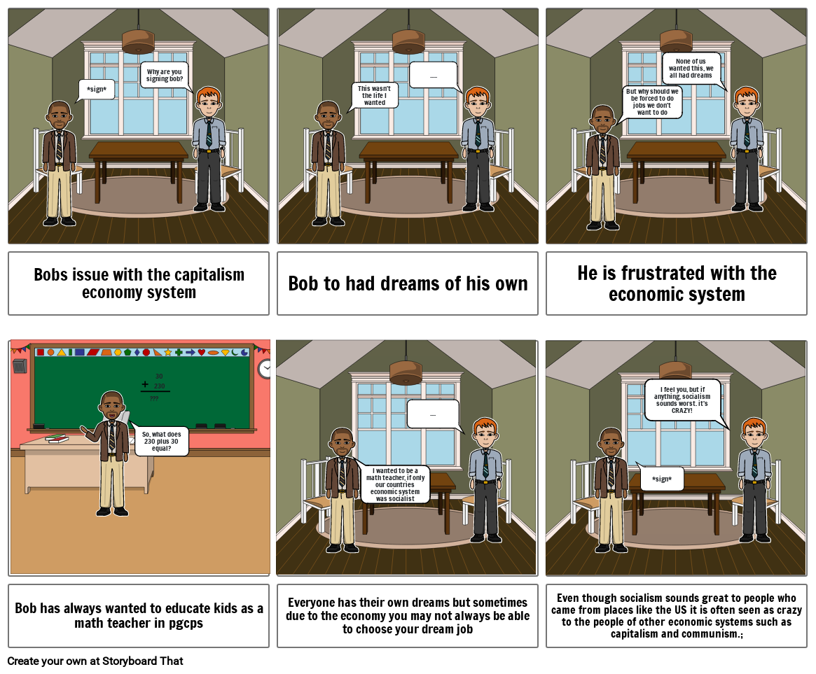 Economic Systems Comic Strip