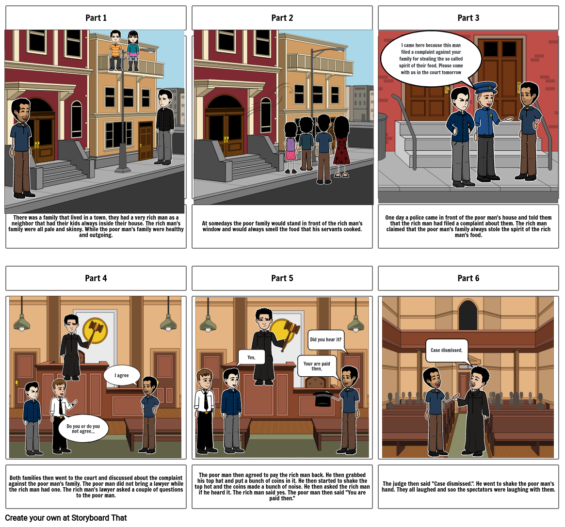 My Father Goes To Court - English PT Storyboard