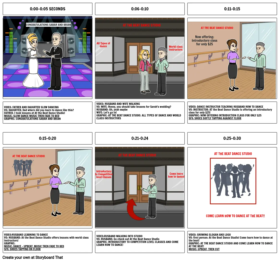 msch- tv spot storyboard