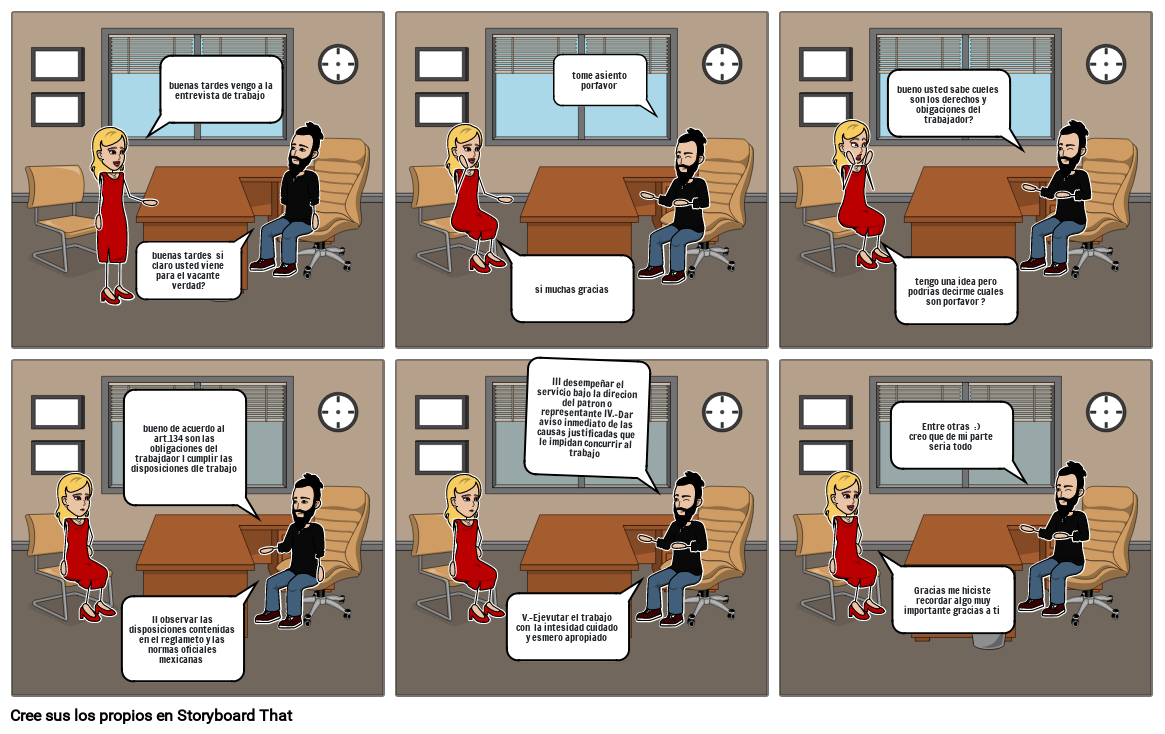 Obligaciones De Los Trabajadores Storyboard By Ee937b93